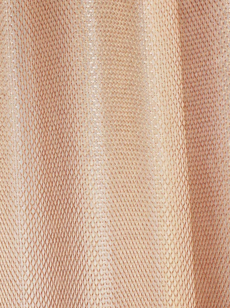 Visillo de organza fantasía con efecto de "red" Terracota - Kiabi