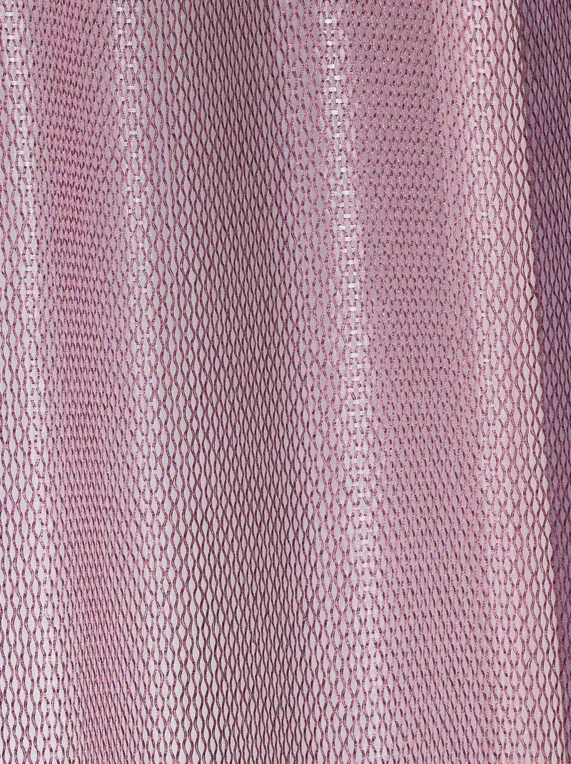 Visillo de organza fantasía con efecto de "red" Violeta ciruela - Kiabi