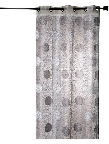 Visillo de organza jacquard bordado con grandes círculos