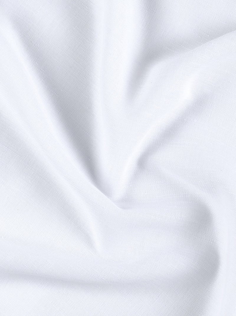 Visillo de poliéster y algodón con tacto suave y flexible Blanco - Kiabi