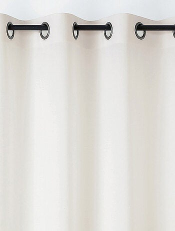 Visillo de poliéster y algodón con tacto suave y flexible