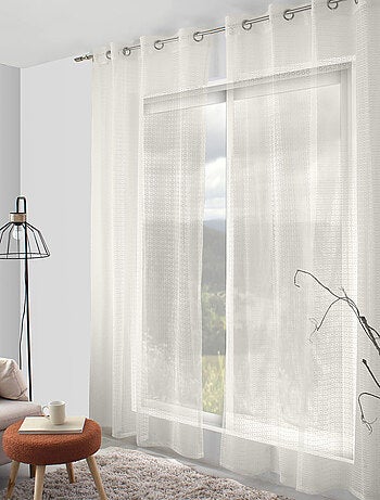 Visillo elegante floral