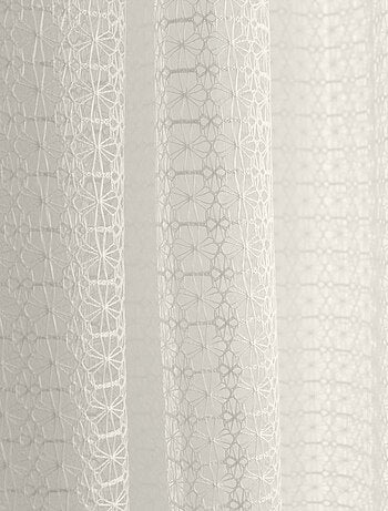 Visillo elegante floral