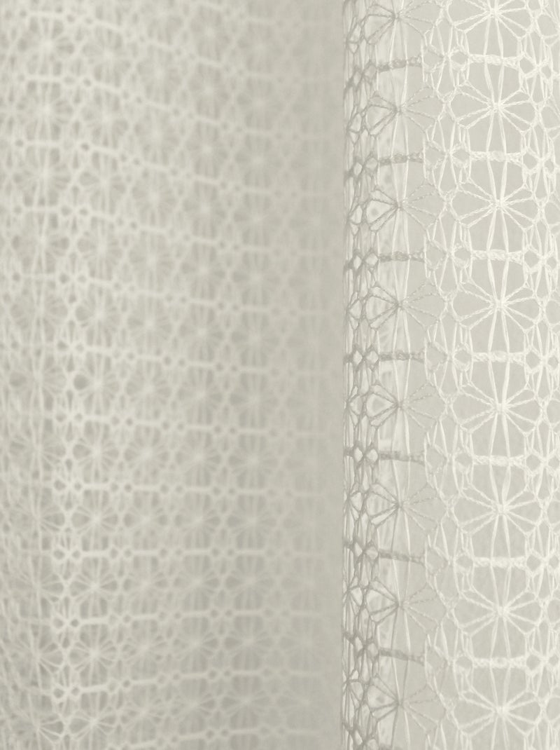 Visillo elegante floral Crudo - Kiabi