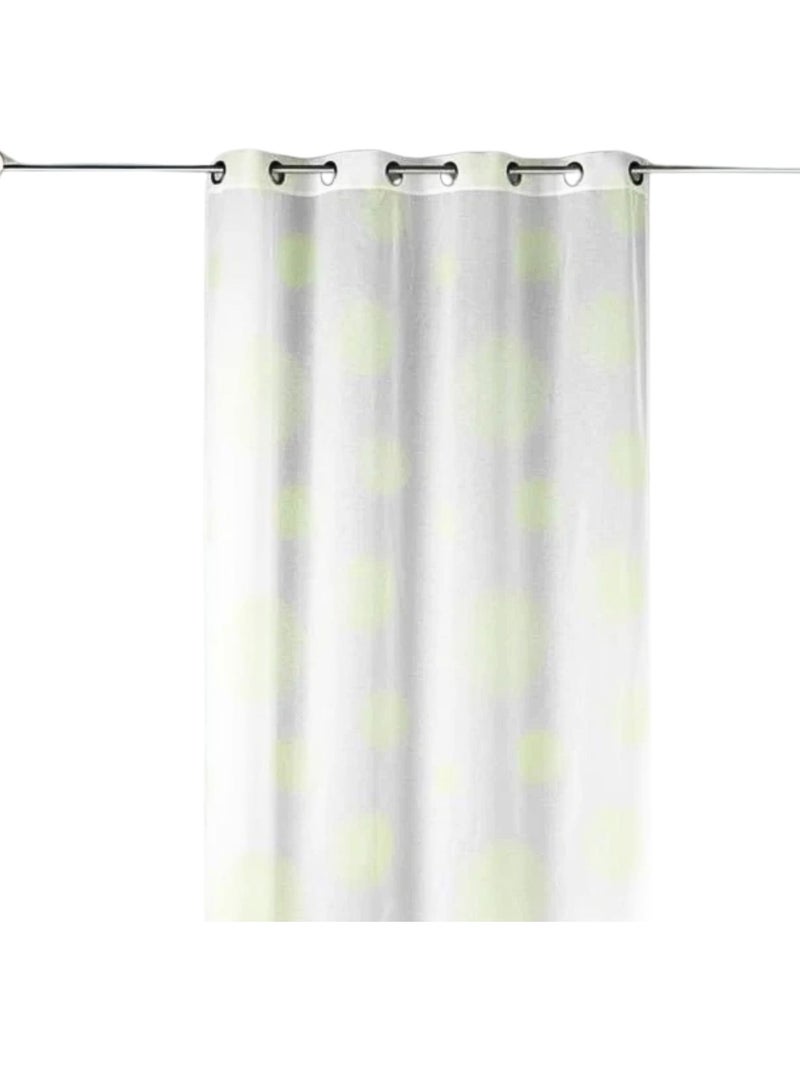Visillo en Estameña Fantasía Estampado Plata Verde claro - Kiabi