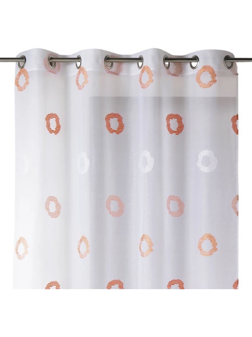 Visillo en Estameña Ligera Estampado Círculo - Kiabi Visillo en Estameña Ligera Estampado Círculo - Kiabi