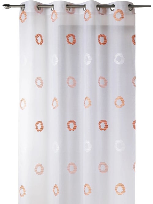 Visillo en Estameña Ligera Estampado Círculo - Kiabi Visillo en Estameña Ligera Estampado Círculo - Kiabi