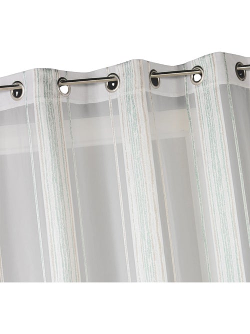 Visillo en jacquard finas rayas verticales - Kiabi Visillo en jacquard finas rayas verticales - Kiabi