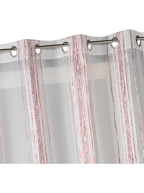 Visillo en jacquard finas rayas verticales - Kiabi Visillo en jacquard finas rayas verticales - Kiabi