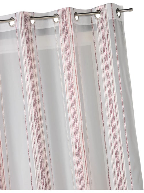 Visillo en jacquard finas rayas verticales - Kiabi Visillo en jacquard finas rayas verticales - Kiabi