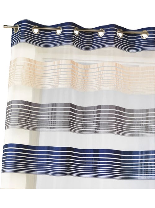Visillo en organza a finas rayas horizontales - Kiabi Visillo en organza a finas rayas horizontales - Kiabi