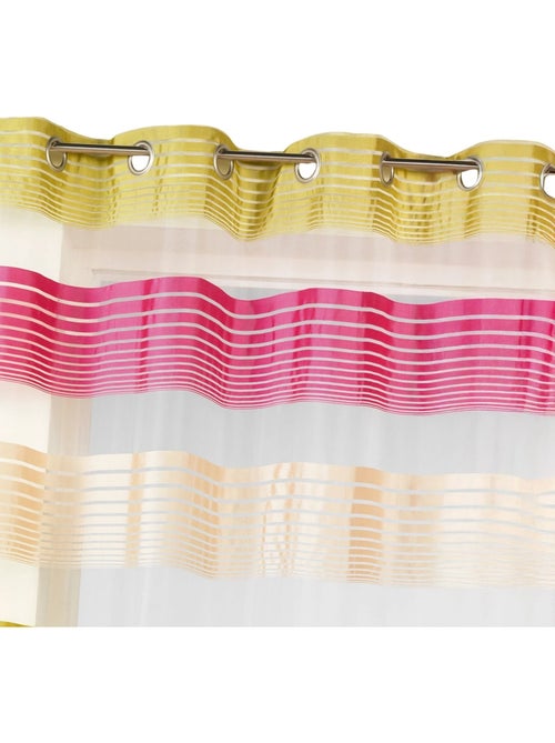 Visillo en organza a finas rayas horizontales - Kiabi Visillo en organza a finas rayas horizontales - Kiabi