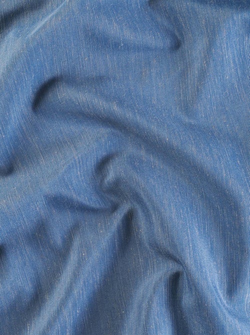 Visillo en poli-lino de efecto natural con ojales - Kiabi