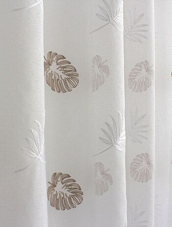 Visillo estampado de gasa