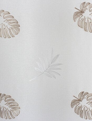 Visillo estampado de gasa