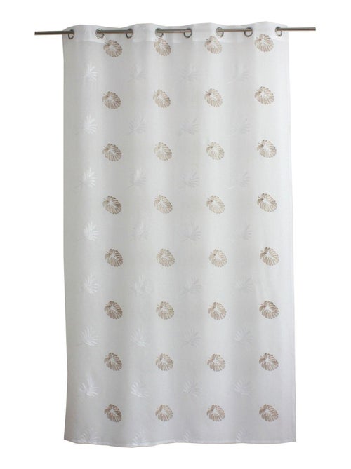 Visillo estampado de gasa - Kiabi
