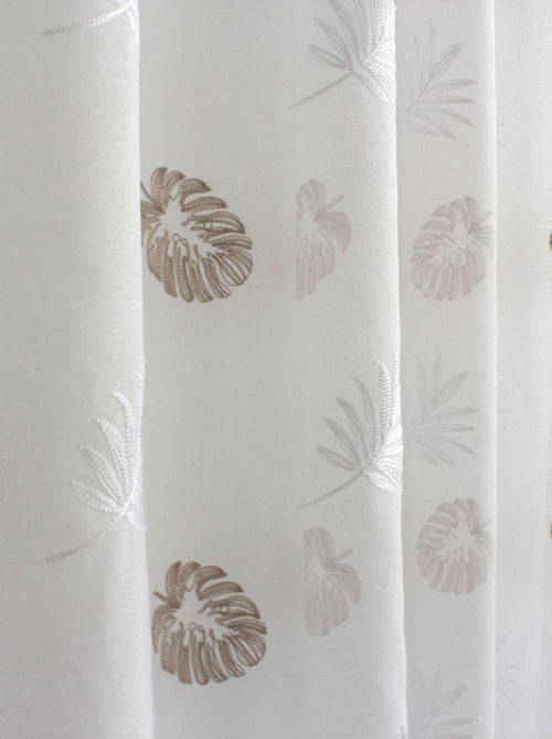 Visillo estampado de gasa - Kiabi