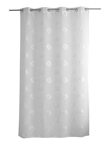 Visillo estampado de gasa