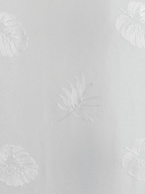 Visillo estampado de gasa - Kiabi