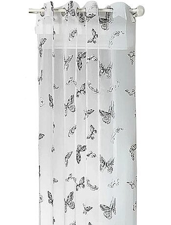 Visillo estampado mariposas