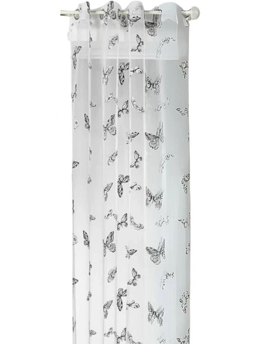 Visillo estampado mariposas - Kiabi