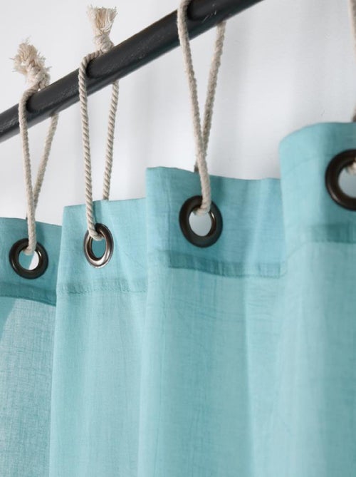 Visillo Estilo Marino con Motivos de Peces - Kiabi