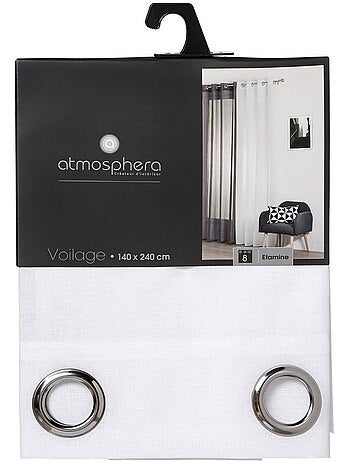 Visillo etamine blanco 140x240cm