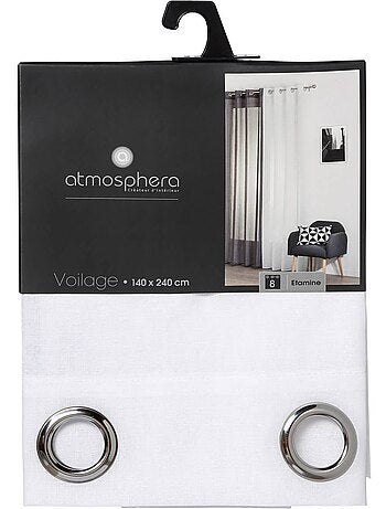Visillo etamine blanco 140x240cm