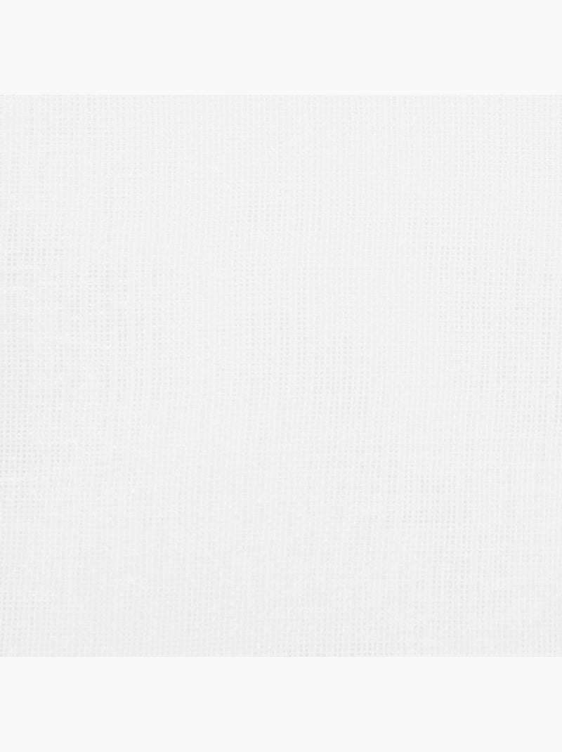 Visillo etamine blanco 140x240cm Blanco - Kiabi