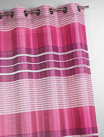 Visillo fantasía a rayas horizontales