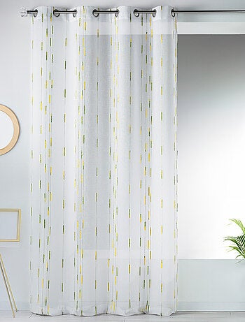 Visillo fantasía en estameña