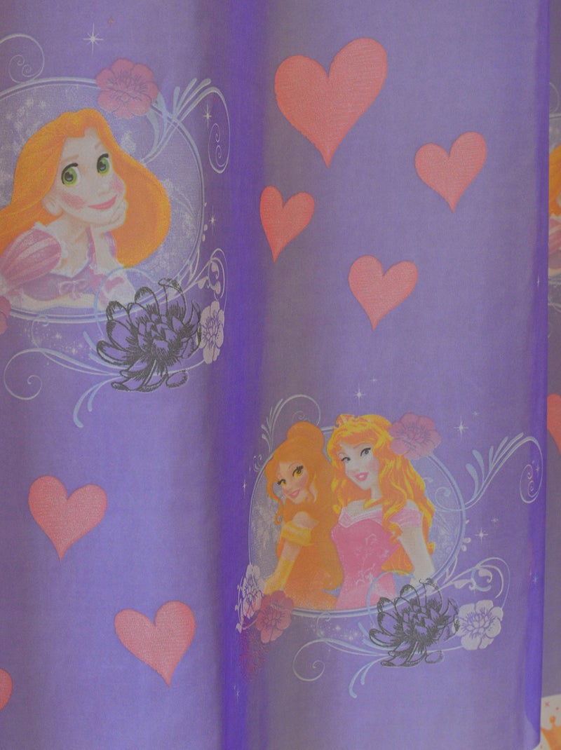 Visillo fantasía estampado princesas Malva chiaro - Kiabi