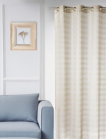 Visillo fantasía rayas horizontales "Joyeux