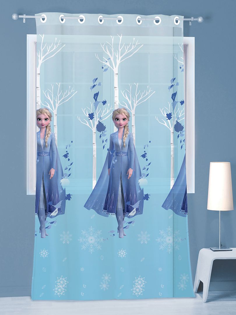 Visillo 'Frozen' 140 x 240 cm azul - Kiabi