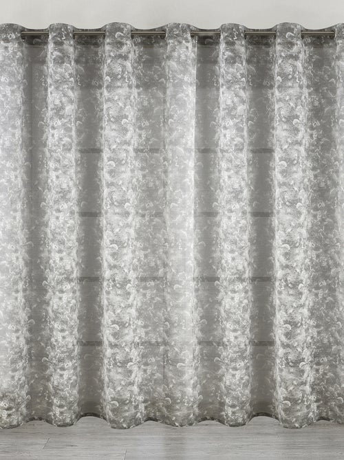 Visillo Jacquard con Ojales Elegancia Texturizada - Kiabi Visillo Jacquard con Ojales Elegancia Texturizada - Kiabi
