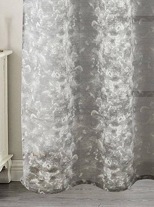 Visillo Jacquard con Ojales Elegancia Texturizada - Kiabi Visillo Jacquard con Ojales Elegancia Texturizada - Kiabi