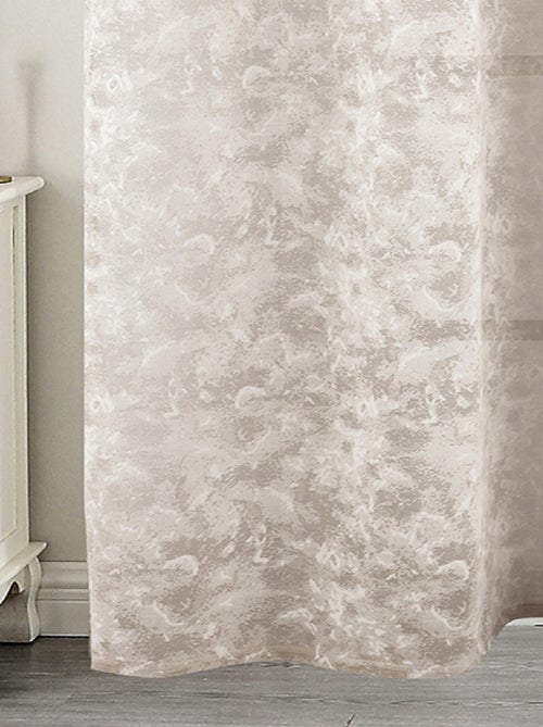 Visillo Jacquard con Ojales Elegancia Texturizada - Kiabi