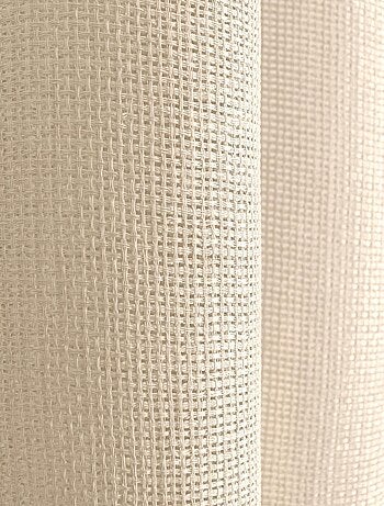 Visillo liso calado con ojales