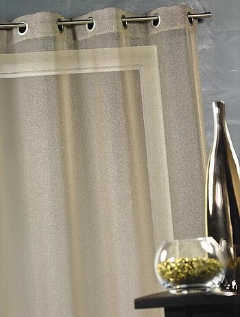 Visillo liso con hilos en lurex