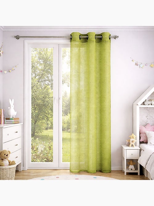 Visillo liso con ojal - Kiabi