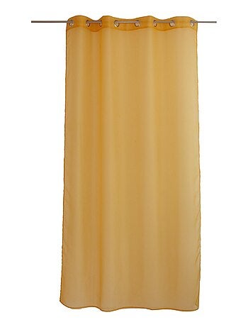 Visillo liso con ojales