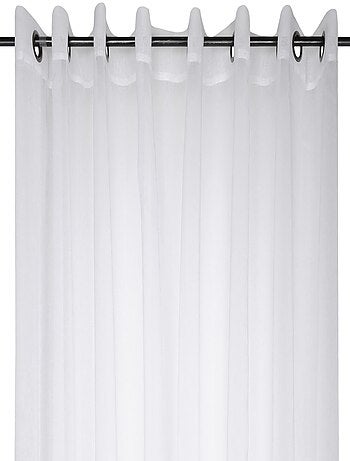 Visillo liso con ojales