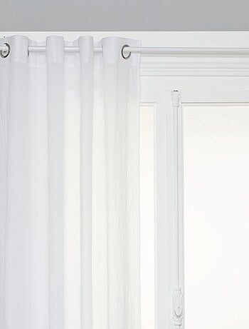 Visillo liso con ojales