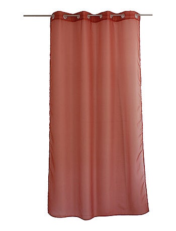 Visillo liso con ojales