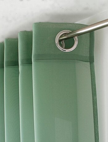 Visillo liso con ojales