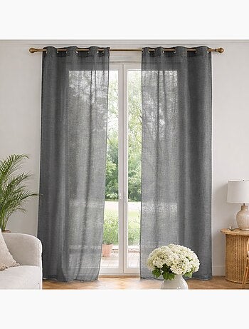 Visillo liso en estameña