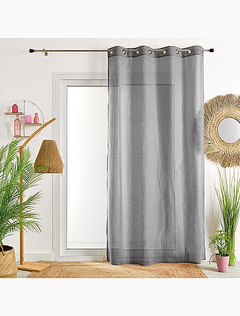 Visillo liso en estameña