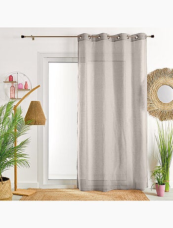 Visillo liso en estameña