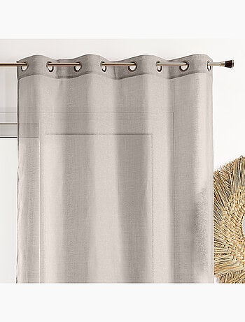 Visillo liso en estameña