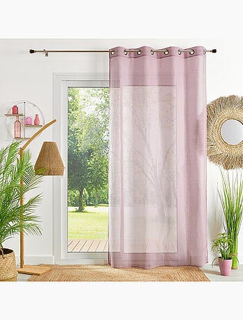 Visillo liso en estameña